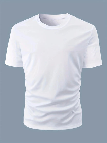 Summer men's 100% cotton casual loose fit large X letter print round neck short sleeved T-shirt top High Street Unisex style