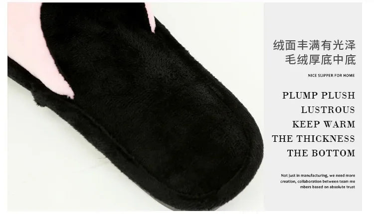 New Women's Cotton Slippers Warm Cotton Slippers Men Women Sandals  Zapatos De Mujer Shoes Slides