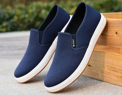 Autumn Low cut canvas shoes Comfort Male Flats Casual anti slip Vulcanized Sneaker New Fashion Light Loafers Zapatos Hombre