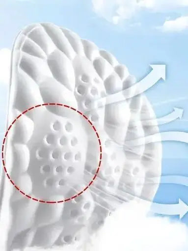 【Super Soft】4D Insoles Cloud Soles for Men Soft Memory Foam Cushioning Insoles - Trim to Fit Stepp