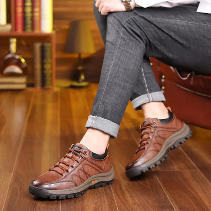 2024 men's shoes Street Trendy Running Non-Slip Outdoor Lace up hiking shoes casual sports shoes Large size mens sneakers