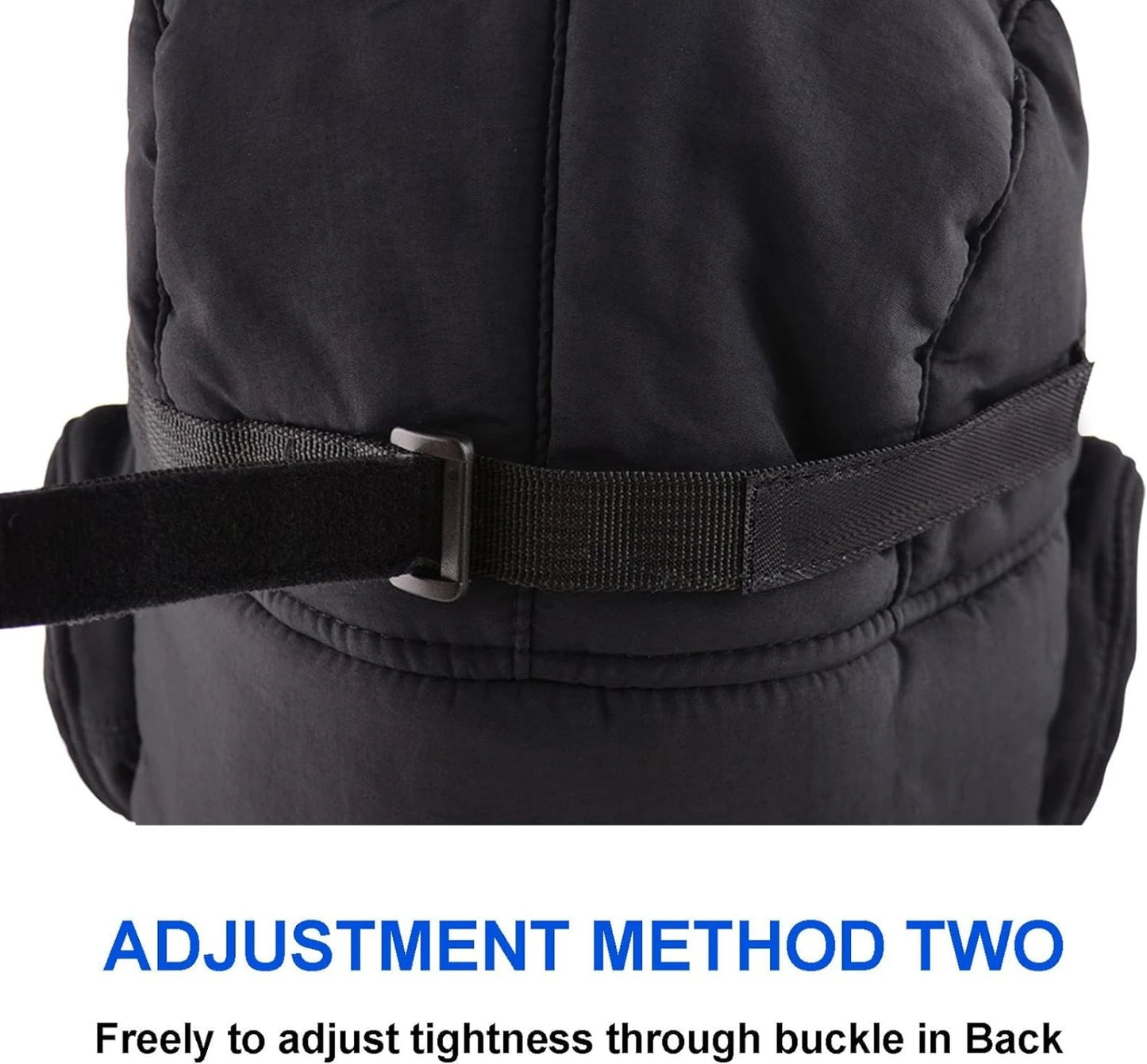 Winter Cozy Plush Ushanka Russian Hat Windproof Cold Proof Full Hood Earflap Hat Velvet Thick Thermal Hat 58-60cm