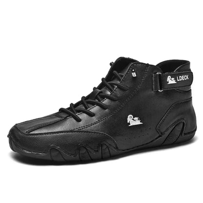Men's Nude Boots Fashionable Stitching Lightweight Comfortable Soft Upper for Daily Wear Casual Street Style Walking Men Shoes