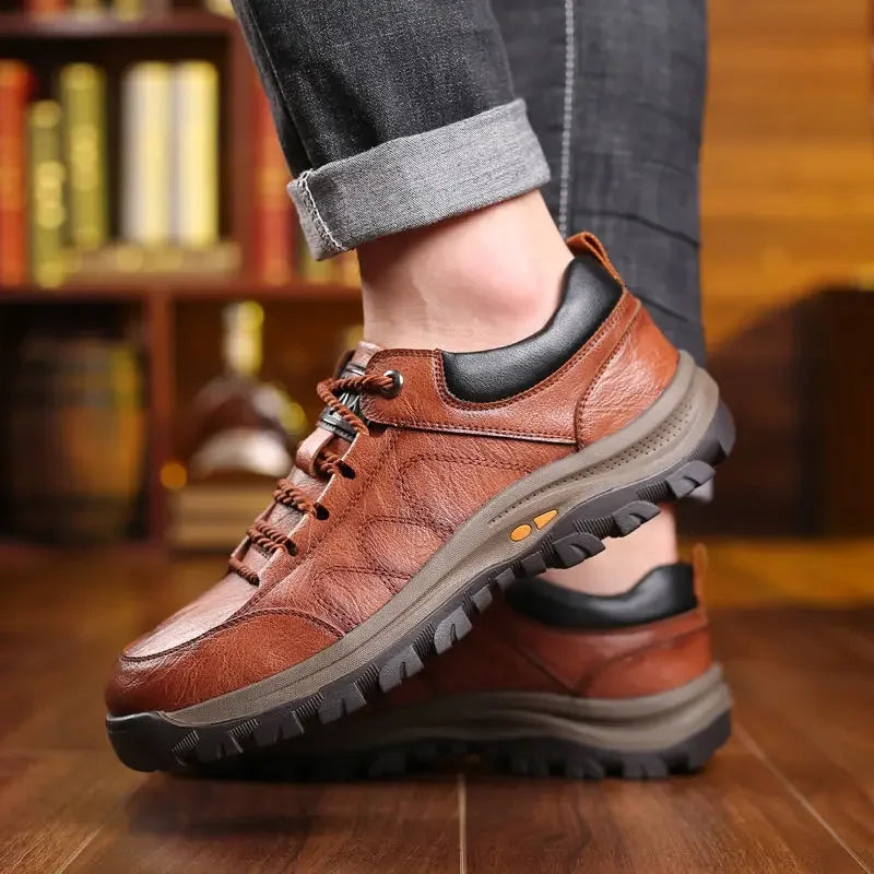2024 men's shoes Street Trendy Running Non-Slip Outdoor Lace up hiking shoes casual sports shoes Large size mens sneakers