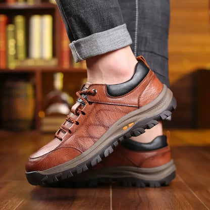 2024 men's shoes Street Trendy Running Non-Slip Outdoor Lace up hiking shoes casual sports shoes Large size mens sneakers