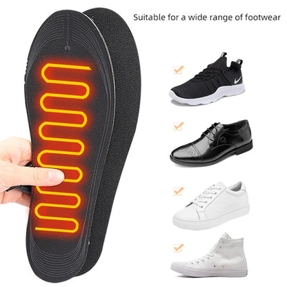 USB Heated Shoe Insoles Electric Heated Shoes Pad Cuttable Electric Heated Insoles Washable for Winter Camping Fishing