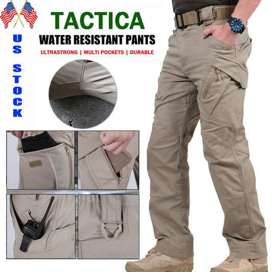 Waterproof Tactical Cargo Pants-High-Performance Hiking Pants For Outdoor Adventures-Sweatproof,Wear Resistant,Versatile Style