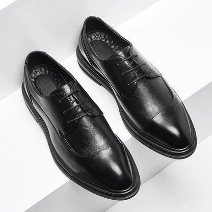 Handmade Mens Oxford Shoes Grey Leather Brogue Men's Dress Shoes Classic Business Formal Shoes for Man Wedding Zapatillas Hombre
