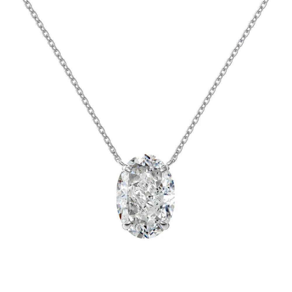 Vinregem Sparkling Crushed Ice Cut Lab Created Sapphire Gems Pendant Necklaces 100% 925 Sterling Silver Fine Jewelry Wholesale