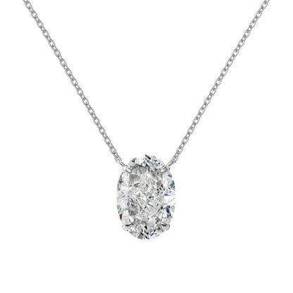 Vinregem Sparkling Crushed Ice Cut Lab Created Sapphire Gems Pendant Necklaces 100% 925 Sterling Silver Fine Jewelry Wholesale