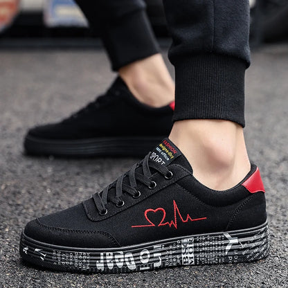 Women's Heart Design Sneakers for Women, Lace Up Soft Sole Platform Comfy Skate Shoes, Low-top Mid Top Valentine's Day Shoes, Me