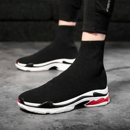 Shoes for Men Sneakers Men All Brands Tennis Loafers Shoes Tide Women Elastic Socks Shoes Fashion Casual Shoes Large 2024 Autumn