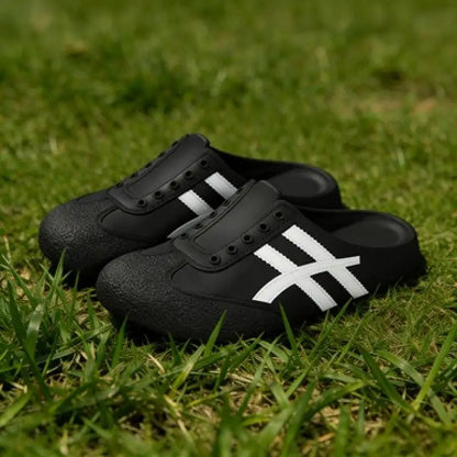 Brand Design Vulcanized Racing Shoes Women Summer 2026 Soft Light Weight Eva Outdoor Mules Slippers Plus Size Casual Clogs Shoes