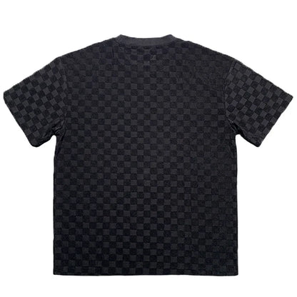 Men's Summer Checkered Loose Two-piece Sports Leisure Suit Short Sleeve T-shirt Shorts Casual Suit Plus Size Fashion Men's Suit