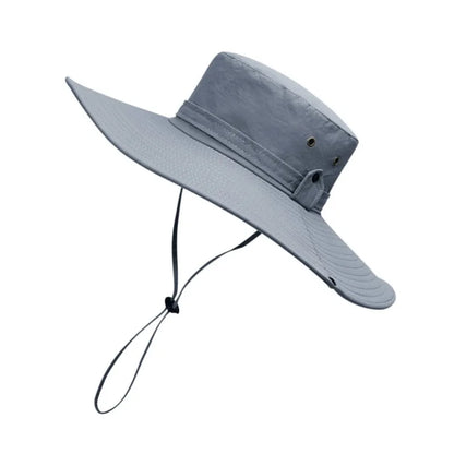 Sun Hat Wide Brim UV Protection Foldable Bucket Hat for Fishing Hiking Camping 12CM Brim