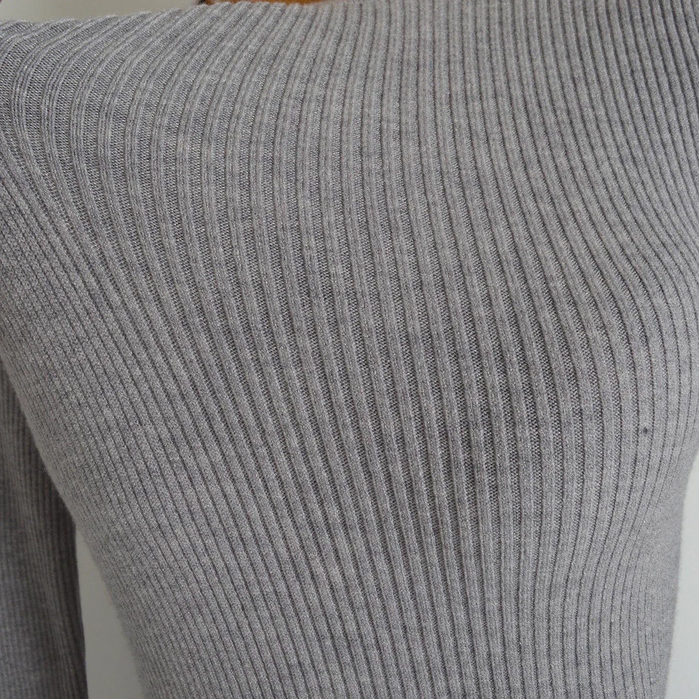 Spring Autumn Knitted Elastic Waist Dress Coat Design Button round Neck Bodycon Skirt Casual Style Long Sleeve Women's Dress