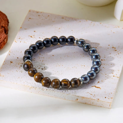 Bring Good Luck and Attract Wealth Natural Stone Bracelet Energy Meditation Bracelet Friendship Jewelry Gift Stretch Bracelet