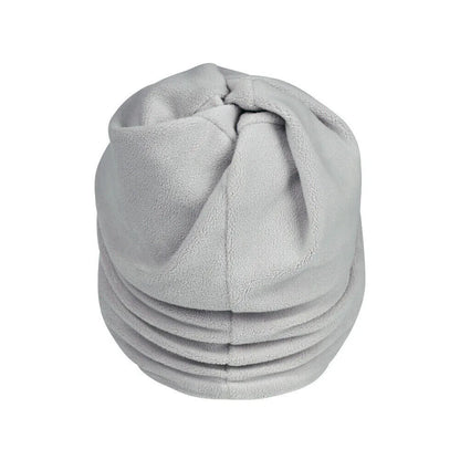 Winter Warmer Ponytail Skull Cap Windproof Thermal Fleece Beanie Hat Running Ski Outdoor Sports Cap with Ear Cover for Men Women