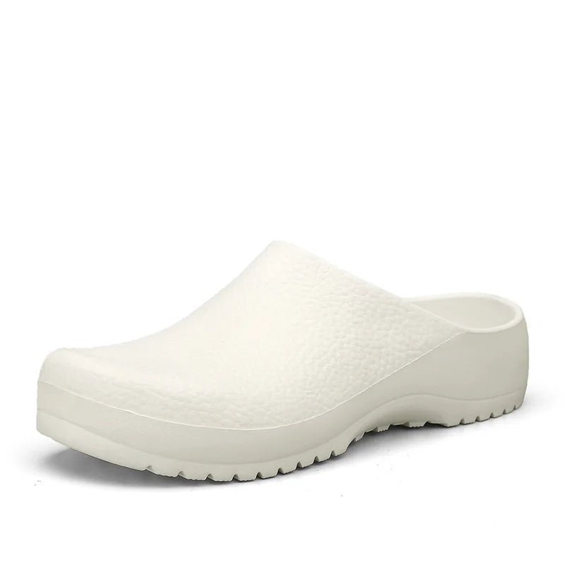 Comwarm Eva Men Clogs Slippers Chef Shoes Non-slip Kitchen Shoes Work Shoes Oil-proof Waterproof and Wear-resistant Rubber Shoes