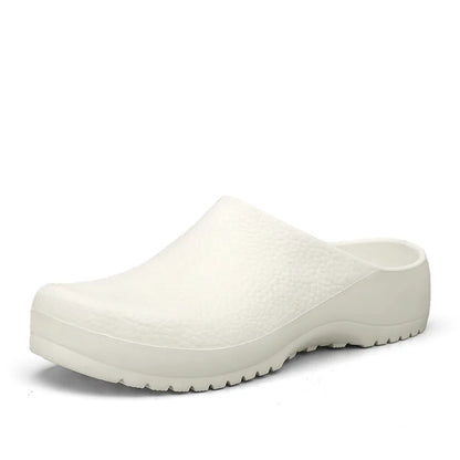 Comwarm Eva Men Clogs Slippers Chef Shoes Non-slip Kitchen Shoes Work Shoes Oil-proof Waterproof and Wear-resistant Rubber Shoes