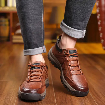 2024 men's shoes Street Trendy Running Non-Slip Outdoor Lace up hiking shoes casual sports shoes Large size mens sneakers