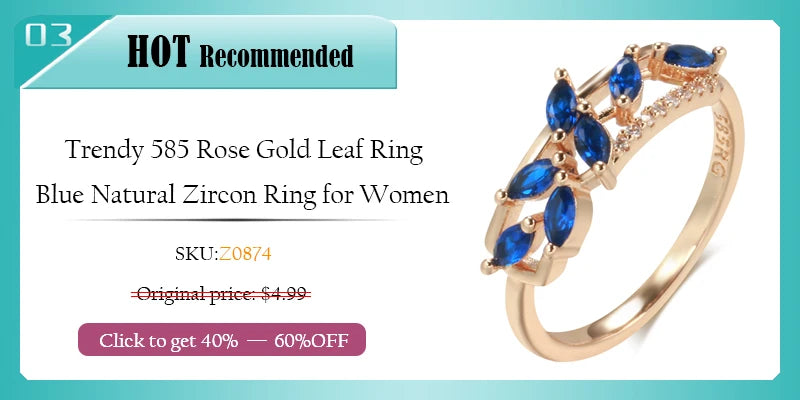 Kinel Simple Geometry Cross Ring for Women Fashion Design 585 Rose Gold With Natural Zircon Korean Party Daily Jewelry Girl