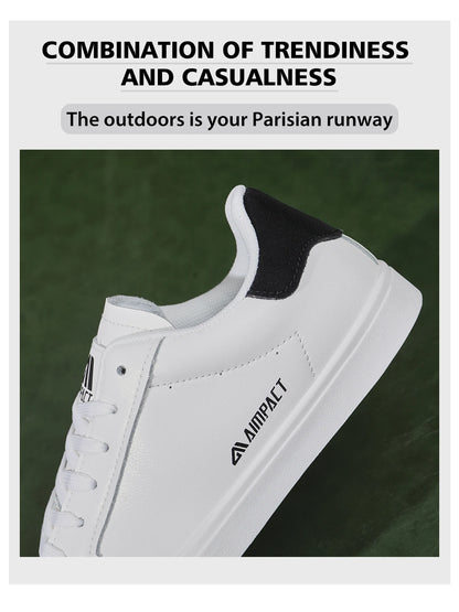 Women's High-Top Platform Sneakers w/Vulcanized Sole, White Casual Sport Shoes for A/W Seasons - Streetwear & Daily Use Fashion