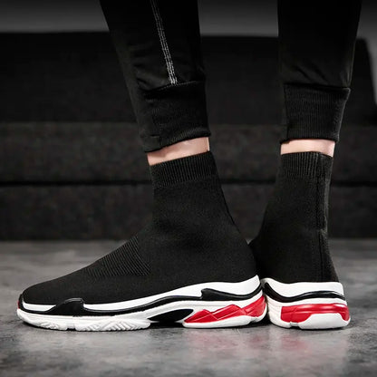 Shoes for Men Sneakers Men All Brands Tennis Loafers Shoes Tide Women Elastic Socks Shoes Fashion Casual Shoes Large 2024 Autumn