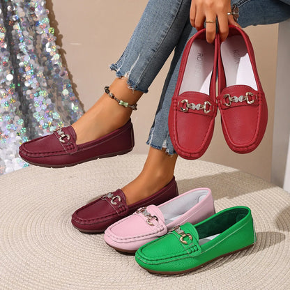 2026 New Women Flats Spring Autumn Casual Slip on Mary Jane Shoes Fashion Sneakers Women Round Toe Solid Soft Sole Flat Loafers