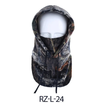 Winter Thermal Full Face Mask Cover Hoods CS Hat Ski Cold Weather Balaclava Polar Fleece Hat Hooded Neck Warmer Cycling Cap