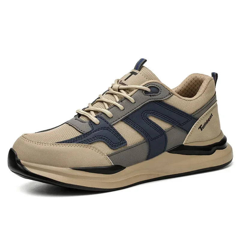 Work Sneakers Steel Toe Shoes Men Safety Shoes Puncture-Proof Work Shoes Boots Indestructible Footwear Security Lightweight