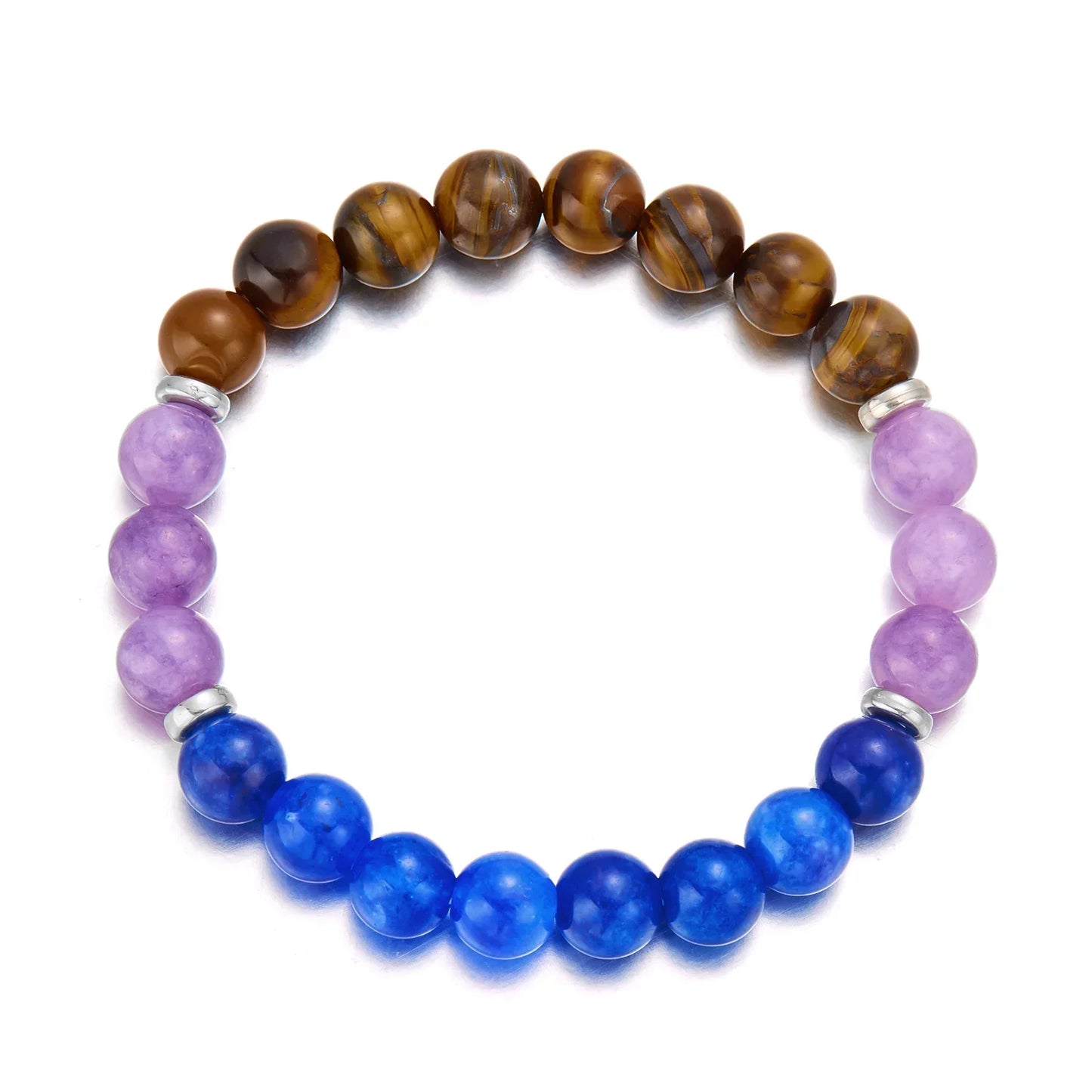 Bring Good Luck and Attract Wealth Natural Stone Bracelet Energy Meditation Bracelet Friendship Jewelry Gift Stretch Bracelet
