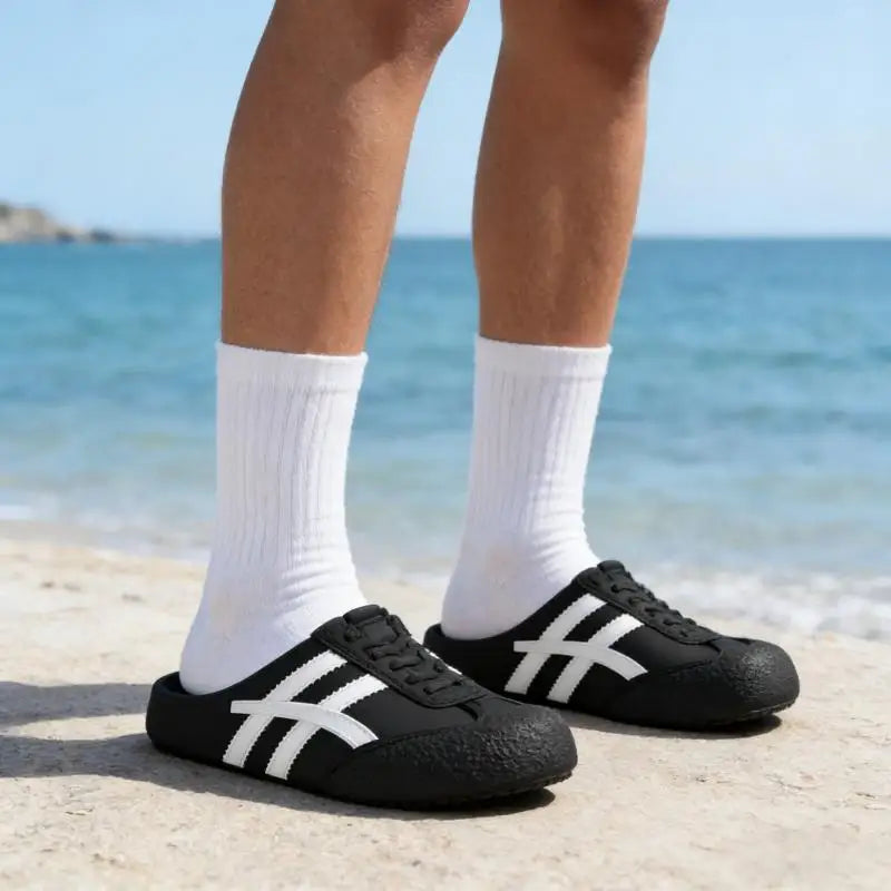 Brand Design Vulcanized Racing Shoes Women Summer 2026 Soft Light Weight Eva Outdoor Mules Slippers Plus Size Casual Clogs Shoes
