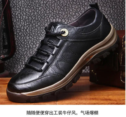2024 men's shoes Street Trendy Running Non-Slip Outdoor Lace up hiking shoes casual sports shoes Large size mens sneakers