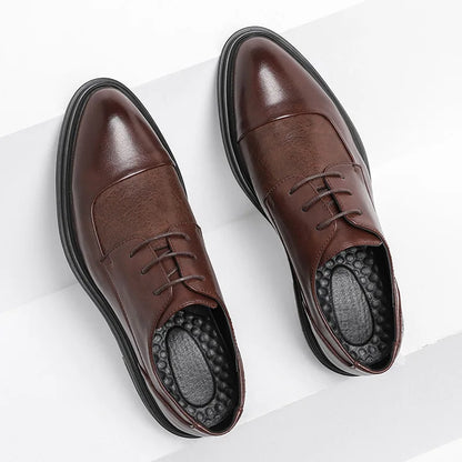 Handmade Mens Oxford Shoes Grey Leather Brogue Men's Dress Shoes Classic Business Formal Shoes for Man Wedding Zapatillas Hombre