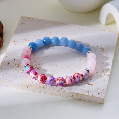 Bring Good Luck and Attract Wealth Natural Stone Bracelet Energy Meditation Bracelet Friendship Jewelry Gift Stretch Bracelet