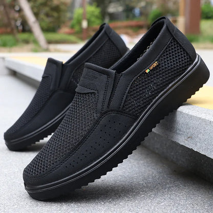 Men's Casual Shoes Comfortable Sneakers Summer Breathable Men Loafers Non-slip Lightweight Men Shoes Outdoor Mesh Walking Shoes