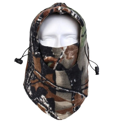 Winter Balaclava Thermal Fleece Ski Mask Neck Warmer Hoods Full Face Mask Outdoor Sports Cycling Hunting Hiking Warm Hat Cap