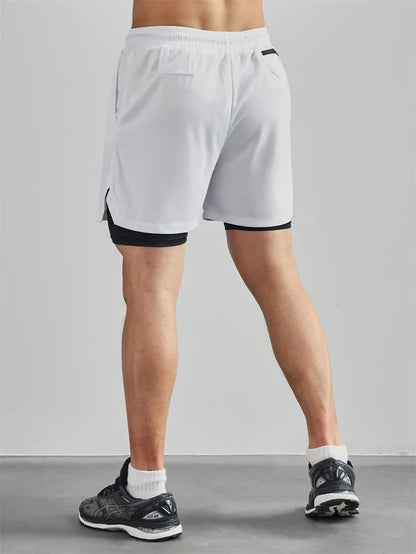 Men's Multi Pocket Shorts Fitness Shorts Casual Beach Sports Lined Skinny Shorts Everyday Style Mesh Camouflage Running Shorts