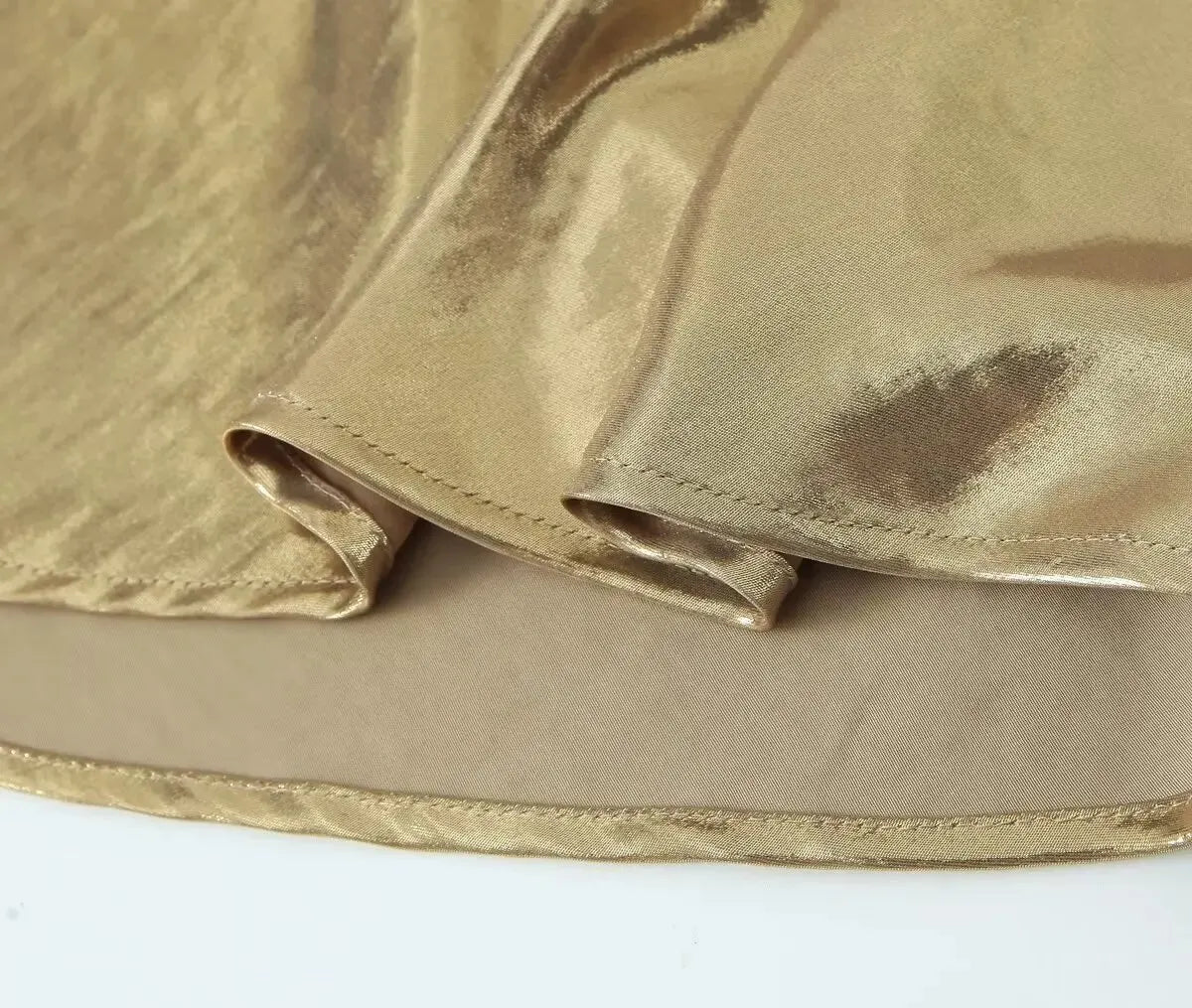 Summer Women Shinning Metallic Color Sling Mini Dress Female Chic Pleat Design Casual Slim Party Vestidos DS5000