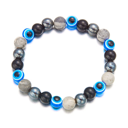 Bring Good Luck and Attract Wealth Natural Stone Bracelet Energy Meditation Bracelet Friendship Jewelry Gift Stretch Bracelet