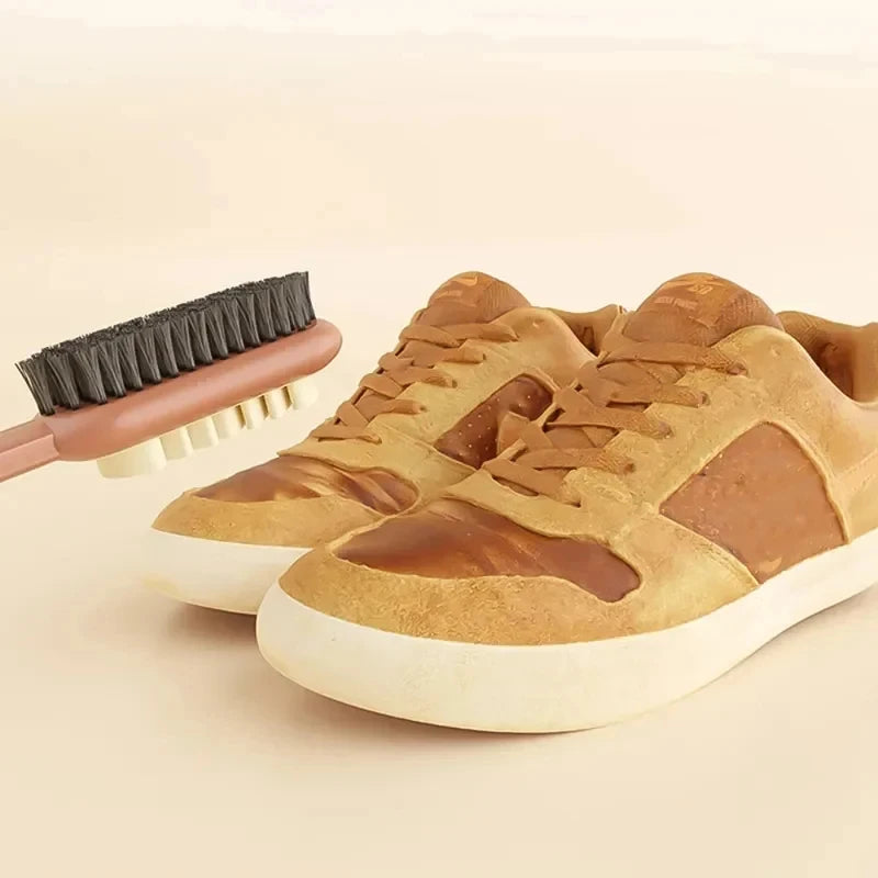 Long Handle 2 Sided Boot Cleaner Rubber Eraser Set Shoes Stain Dust Suede Cleaning Brush Shoes Brush Suede Clean Up Shoe Care