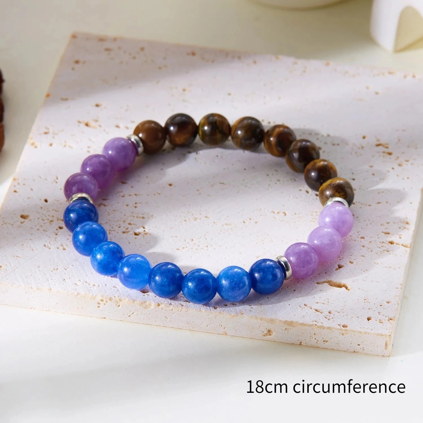 Bring Good Luck and Attract Wealth Natural Stone Bracelet Energy Meditation Bracelet Friendship Jewelry Gift Stretch Bracelet