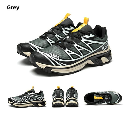 Men's hiking shoes, wear-resistant and anti slip outdoor sports shoes, fashionable and lightweight casual walking shoes