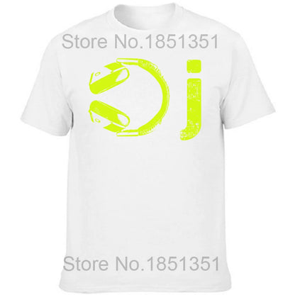 DJ Headphone I Heart Being A DJs Party T Shirts Turntablist Graphic Cotton Streetwear Short Sleeve Recorded Music Gifts T-shirt