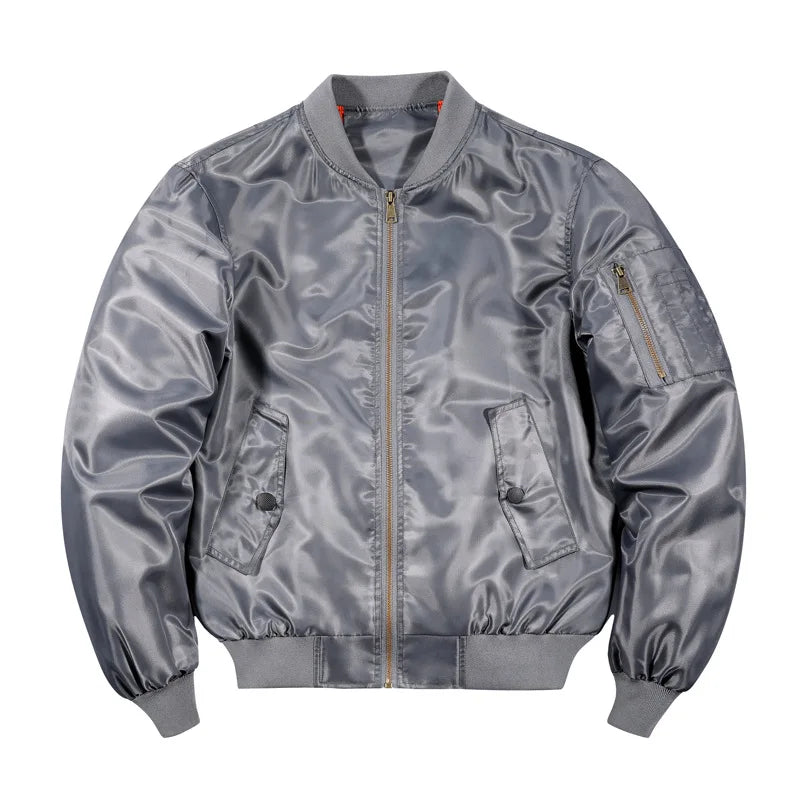 Mens Bomber Jacket 2025 New Spring Autumn Male Baseball Jackets Pilot Men Outwear Army Green Coat Zipper Men's Tactical Uniform