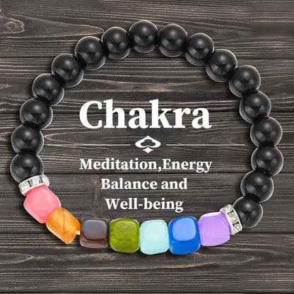Bring Good Luck and Attract Wealth Natural Stone Bracelet Energy Meditation Bracelet Friendship Jewelry Gift Stretch Bracelet