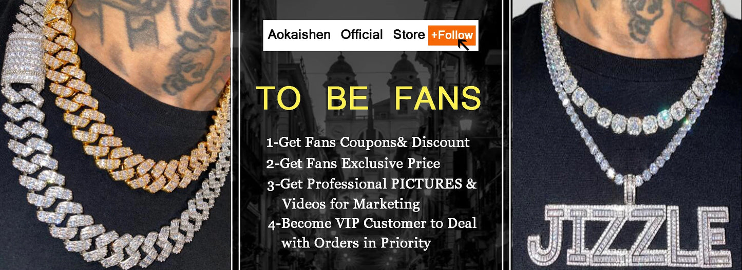 Aokaishen Pendant Iced Out Necklace for Men Came From Nothing Charms Bling Hip Hop Jewelry 2023 Trending