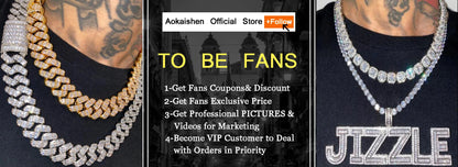 Aokaishen Pendant Iced Out Necklace for Men Came From Nothing Charms Bling Hip Hop Jewelry 2023 Trending