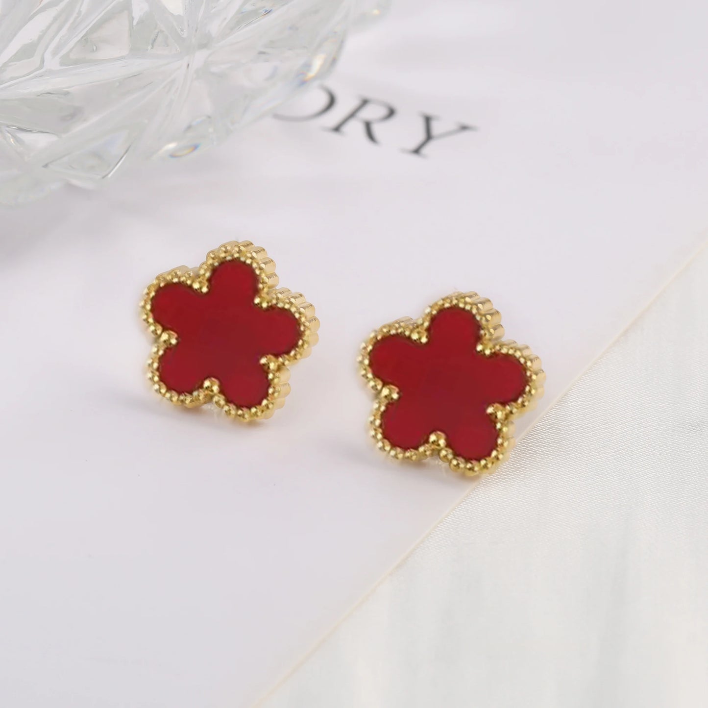Hot Sale Stainless Steel Laser Five Leaf Flower Petal Adjustable Clover Bracelet Classic for Woman Girl Brand Jewelry Party Gift